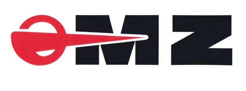 MZ logo auf weißem Hintergrund (Motorradwerke Zschopau)