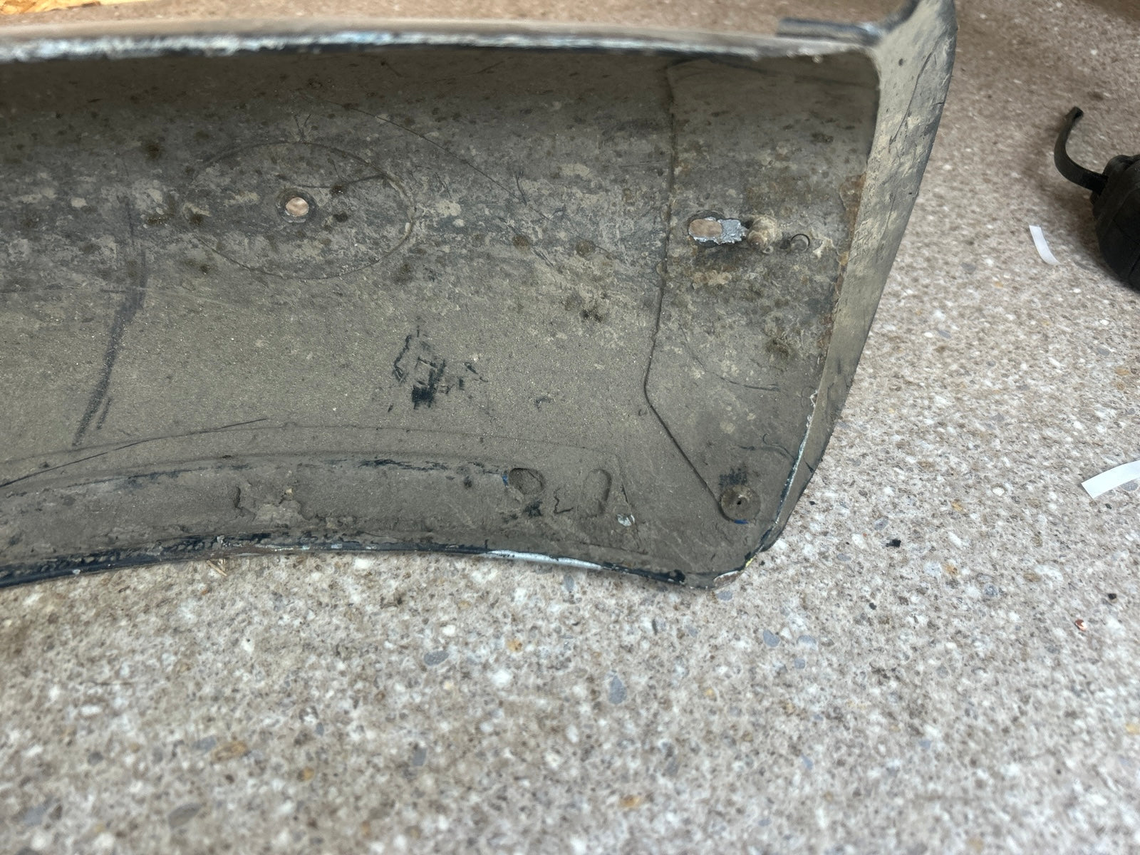 Schutzblech Kotflügel hinten MZ ETZ ungekürzt original DDR