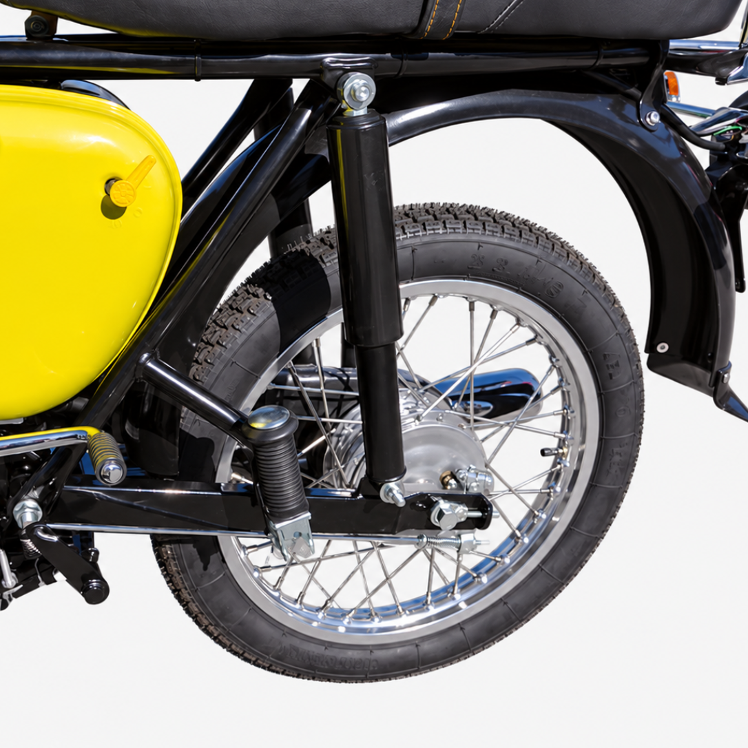 AKF Kastenschwinge mit Teiletypgenehmigung, Schwarz RAL 9005 – Simson S50, S51, S53, S70, S83