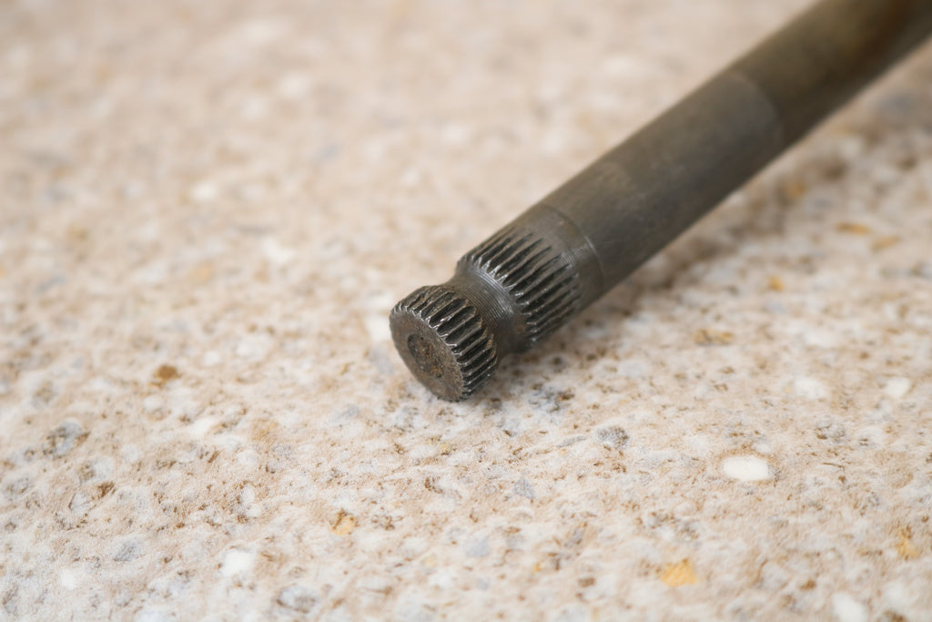 Schaltwelle mit Schaltstück und Feder