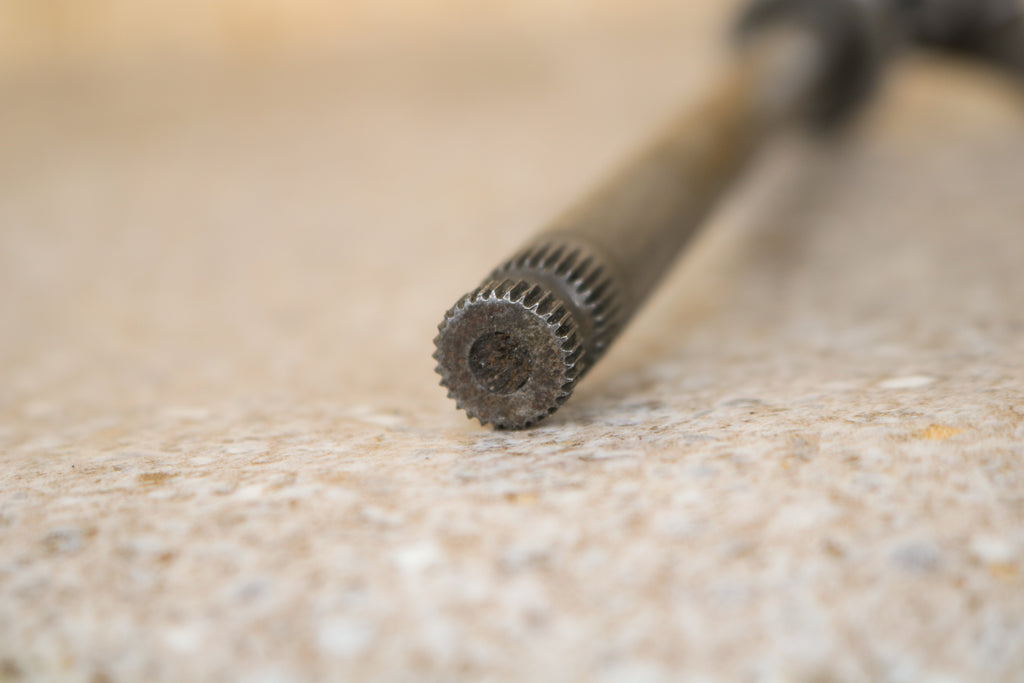 Schaltwelle mit Schaltstück und Feder