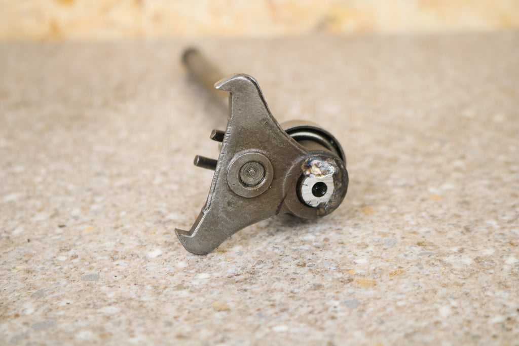 Schaltwelle mit Schaltstück und Feder