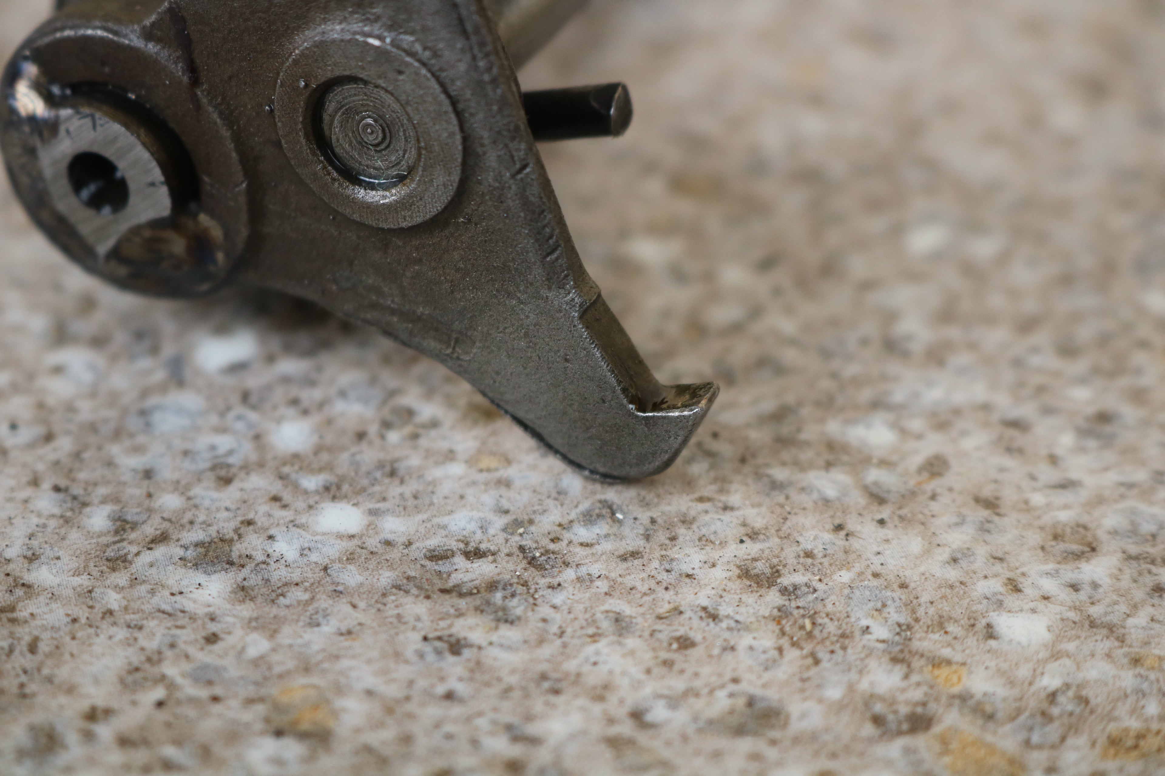 Schaltwelle mit Schaltstück und Feder