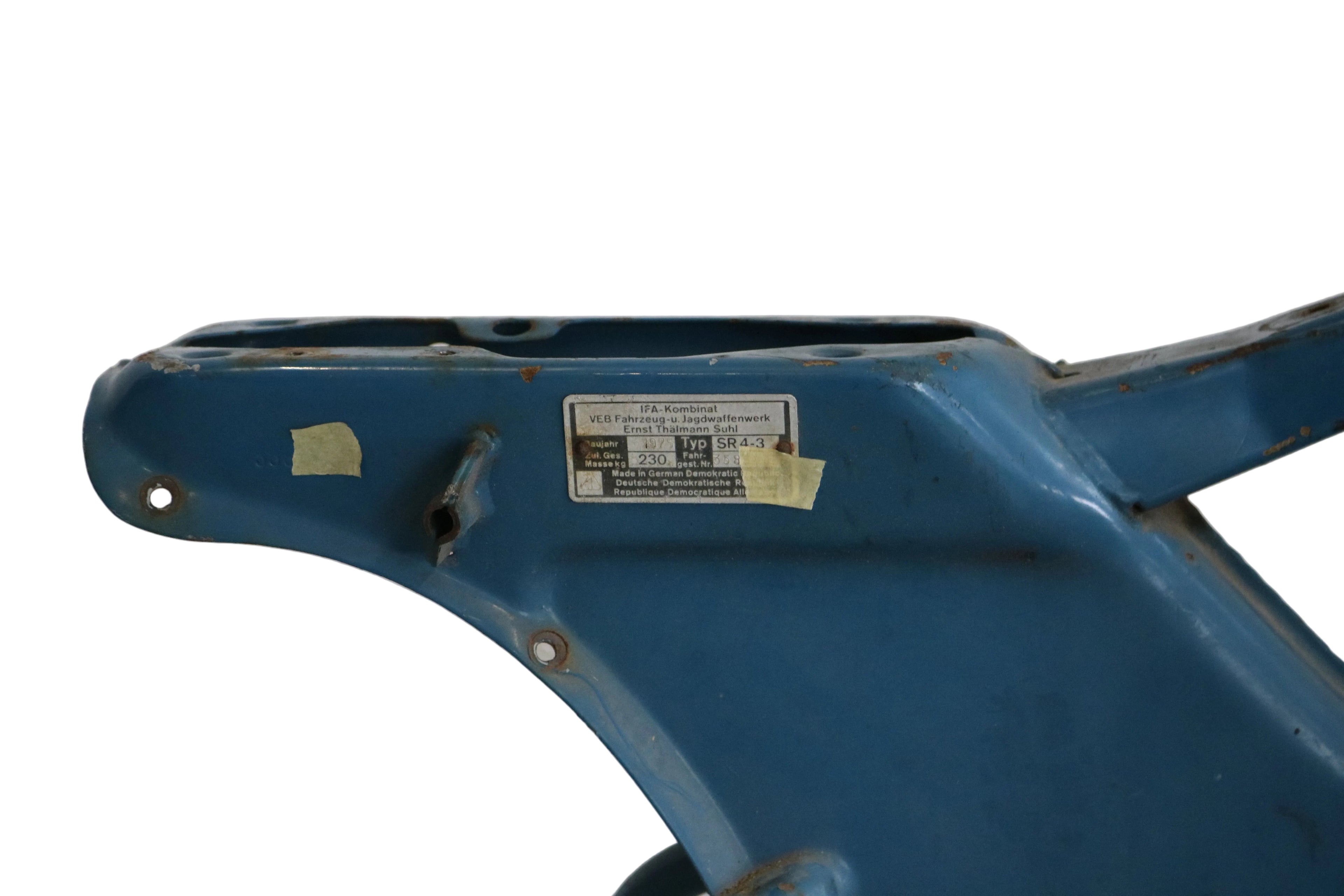 Simson SR4-3 Sperber Hauptrahmen – Original DDR – mit Typenschild & Rahmennummer
