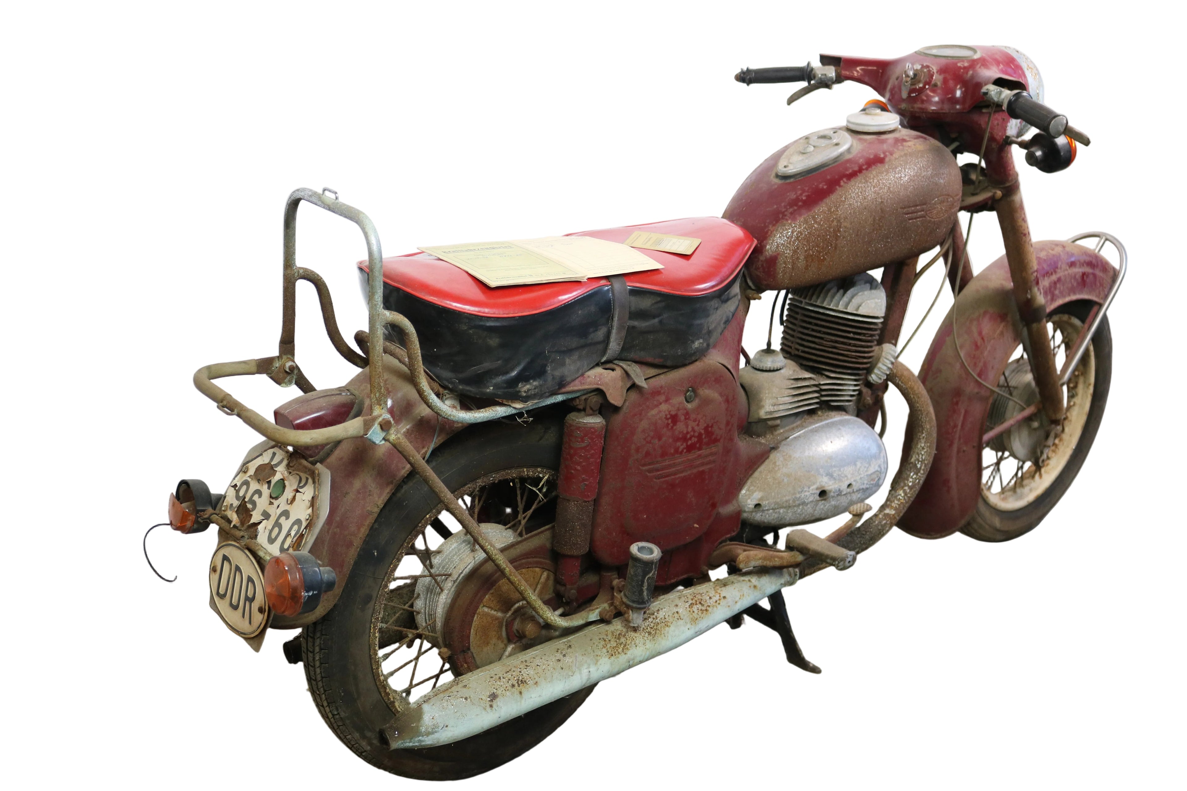 Jawa 250 Typ 353 kaufen (1971) – Scheunenfund, Brief & Motornummer passend, DDR-Brief, Originalzustand