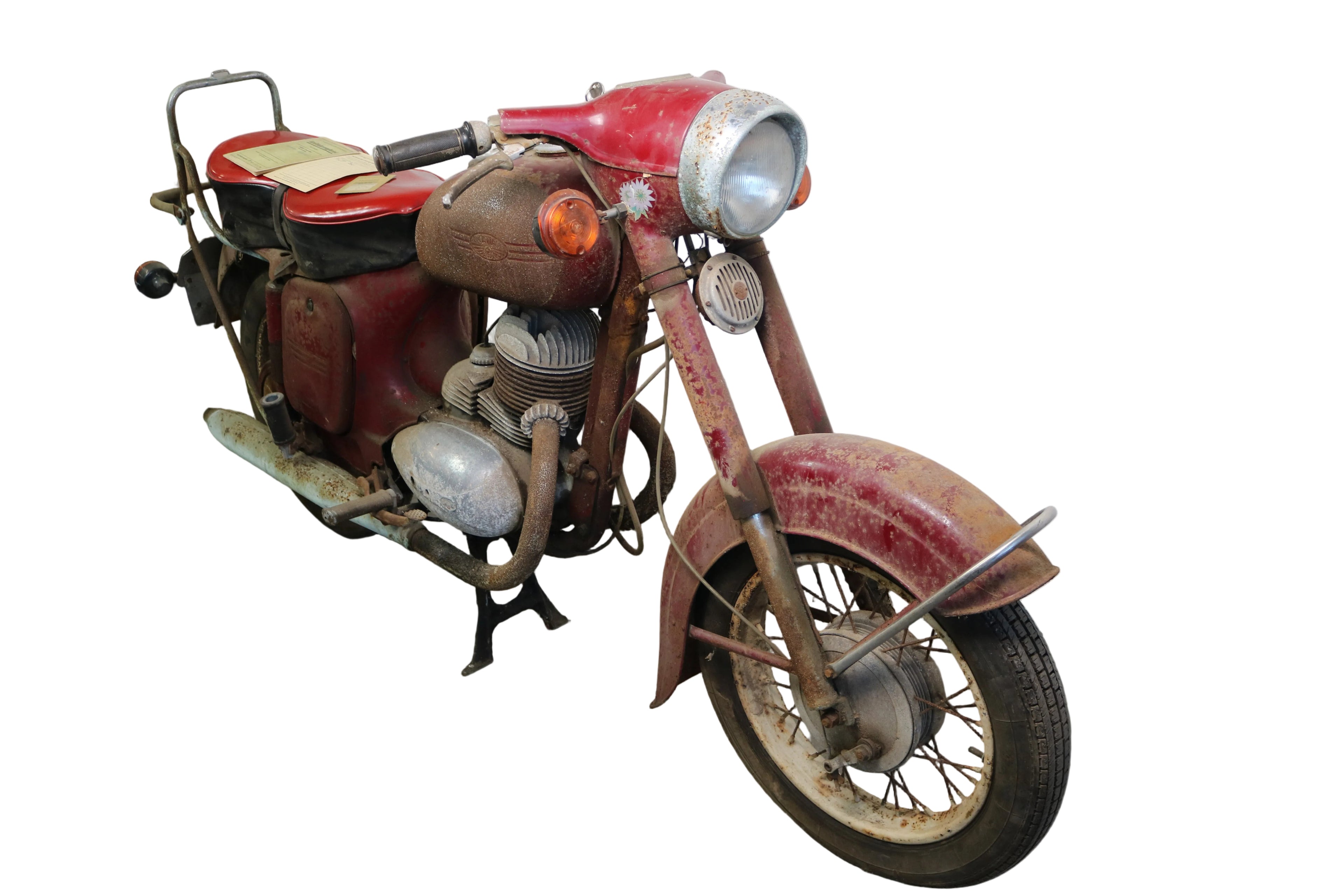 Jawa 250 Typ 353 kaufen (1971) – Scheunenfund, Brief & Motornummer passend, DDR-Brief, Originalzustand