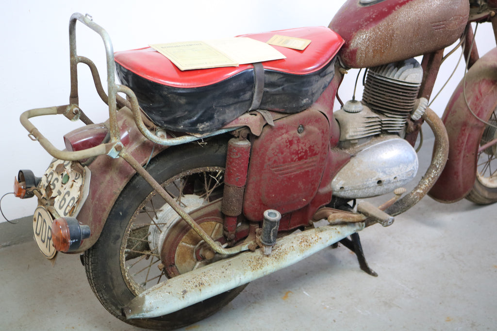 Jawa 250 Typ 353 kaufen (1971) – Scheunenfund, Brief & Motornummer passend, DDR-Brief, Originalzustand