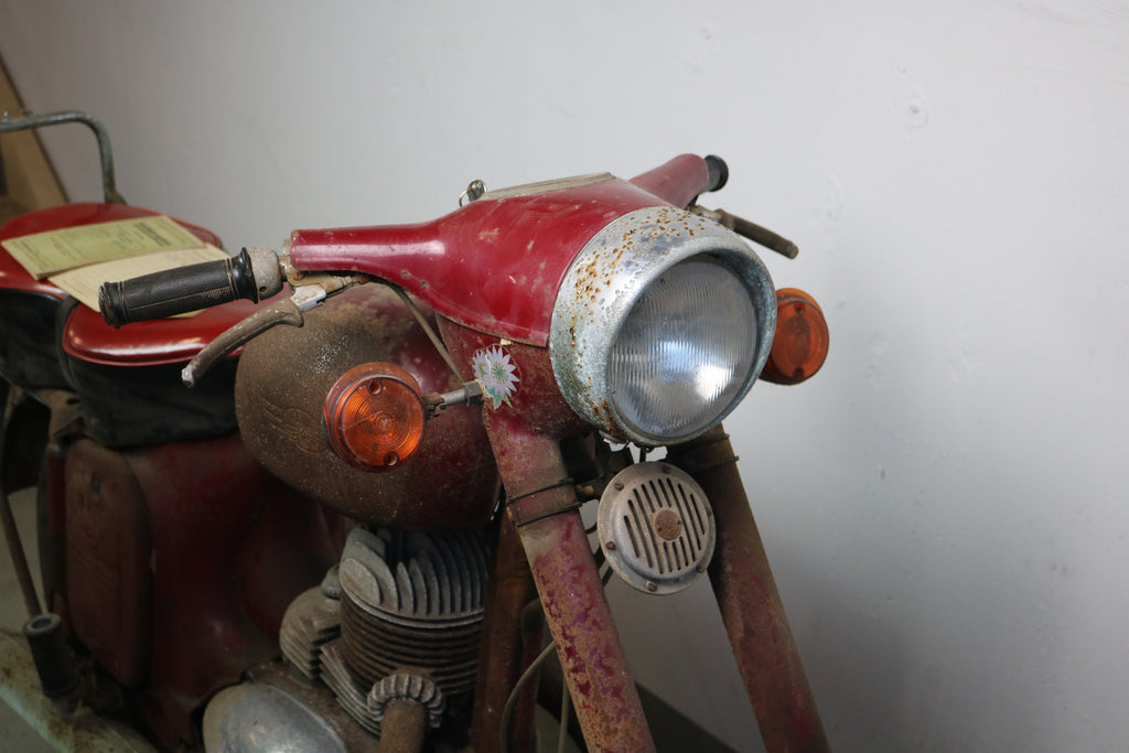 Jawa 250 Typ 353 kaufen (1971) – Scheunenfund, Brief & Motornummer passend, DDR-Brief, Originalzustand