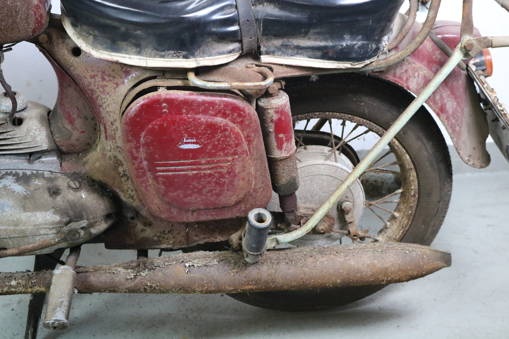 Jawa 250 Typ 353 kaufen (1971) – Scheunenfund, Brief & Motornummer passend, DDR-Brief, Originalzustand