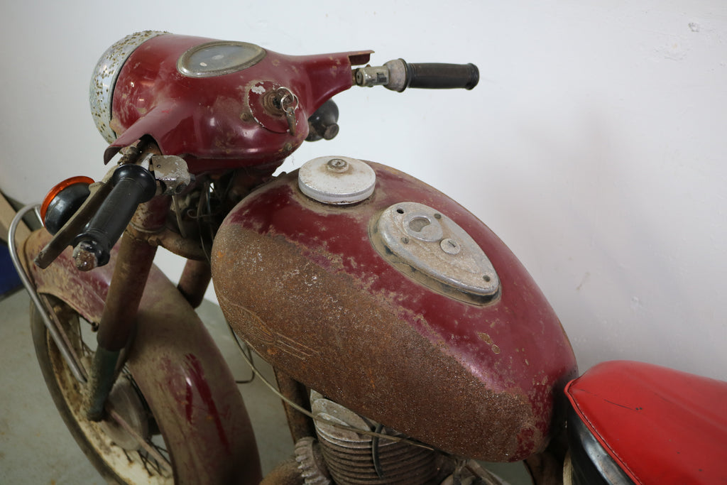 Jawa 250 Typ 353 kaufen (1971) – Scheunenfund, Brief & Motornummer passend, DDR-Brief, Originalzustand