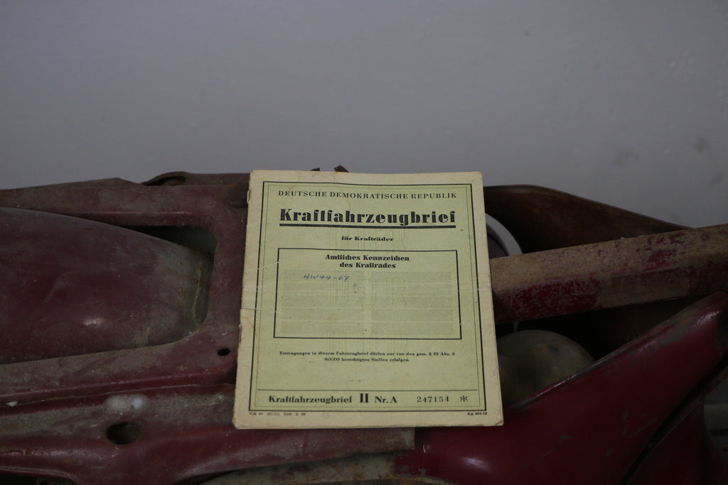 Jawa 250 Typ 353 (1957) kaufen – DDR Motorrad mit Brief & Matching Numbers