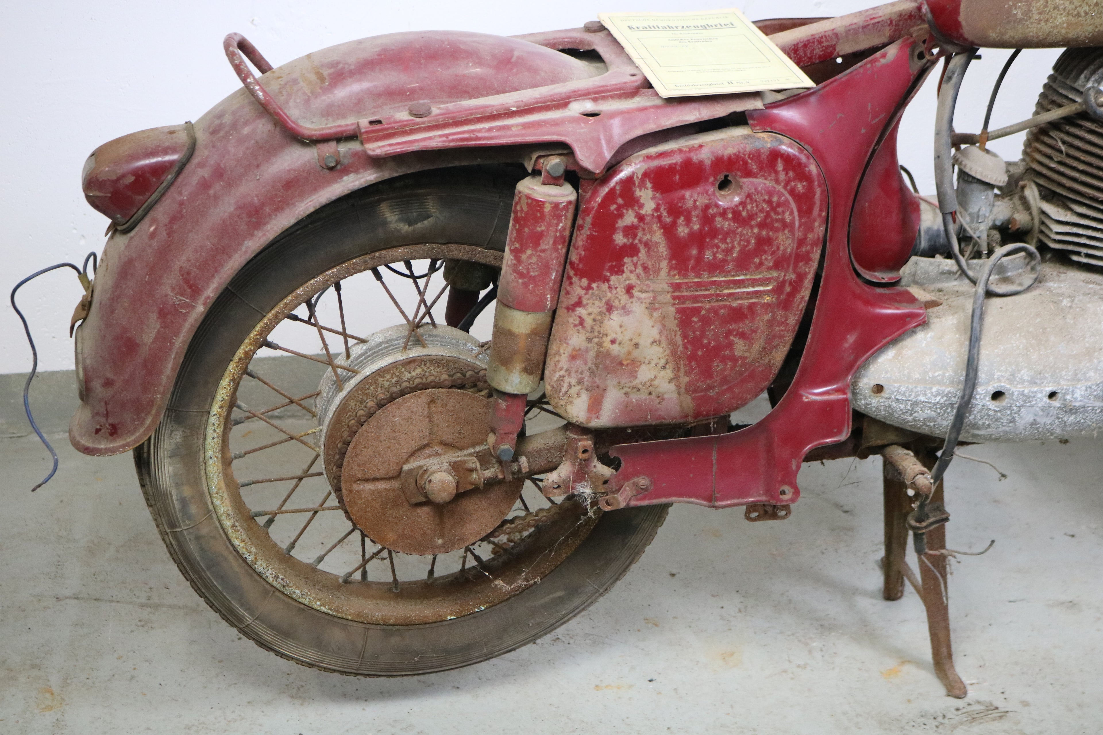 Jawa 250 Typ 353 (1957) kaufen – DDR Motorrad mit Brief & Matching Numbers