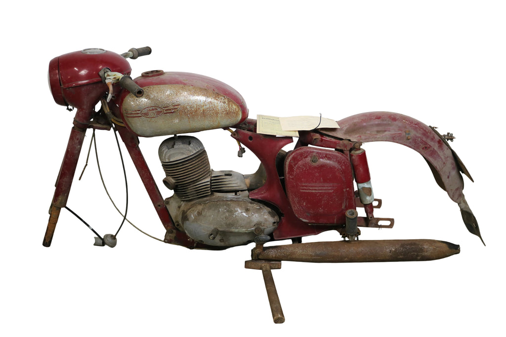 Jawa 250 Typ 353 kaufen – Teileträger / Projekt mit DDR-Brief zur Motornummer