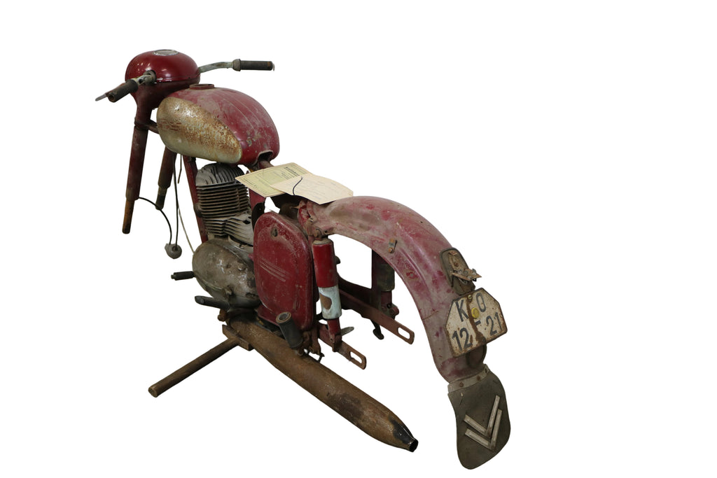 Jawa 250 Typ 353 kaufen – Teileträger / Projekt mit DDR-Brief zur Motornummer