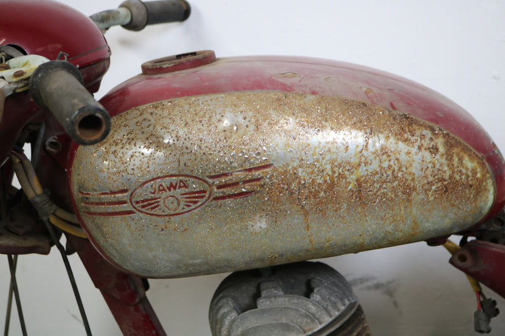 Jawa 250 Typ 353 kaufen – Teileträger / Projekt mit DDR-Brief zur Motornummer