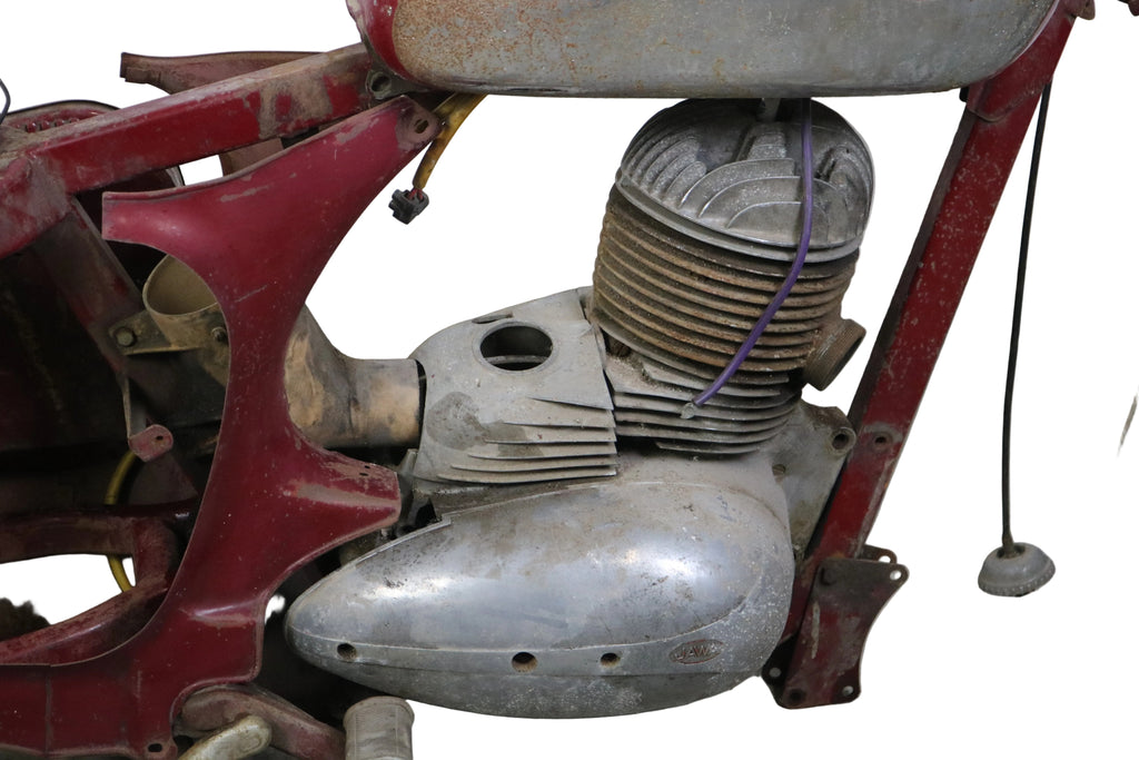 Jawa 250 Typ 353 kaufen – Teileträger / Projekt mit DDR-Brief zur Motornummer