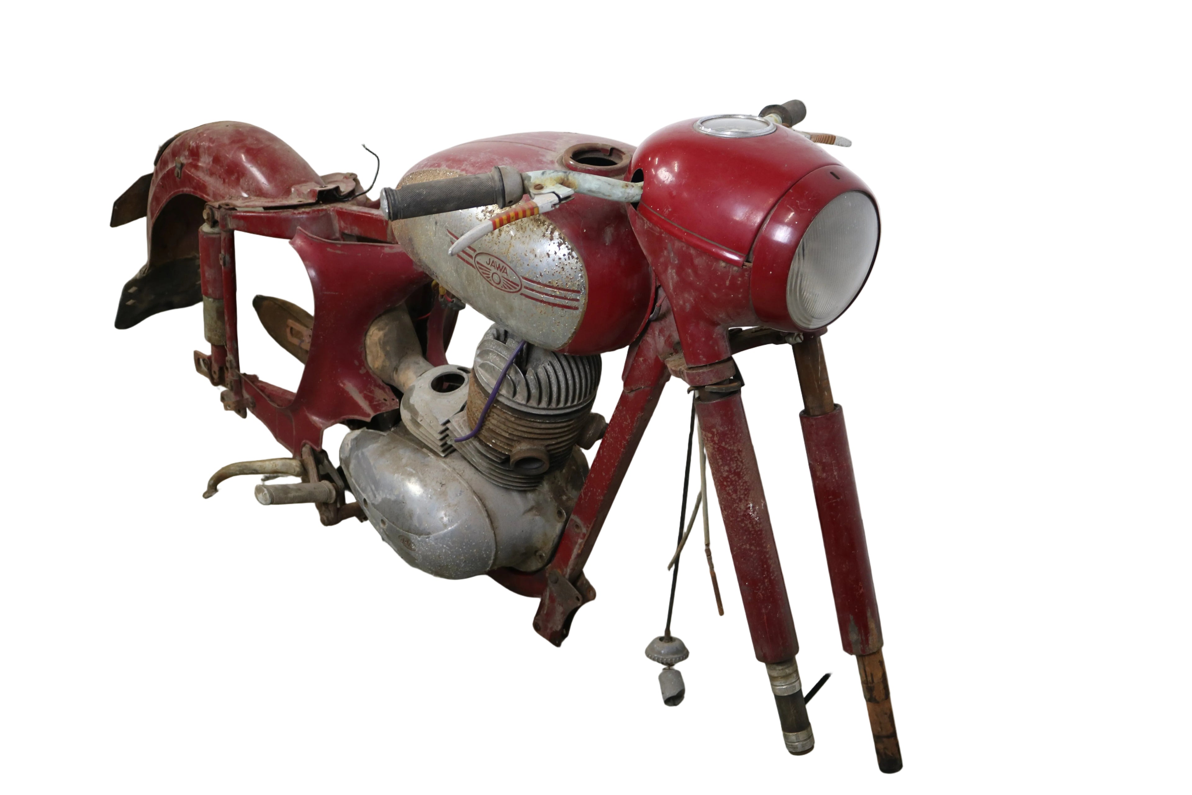 Jawa 250 Typ 353 kaufen – Teileträger / Projekt mit DDR-Brief zur Motornummer