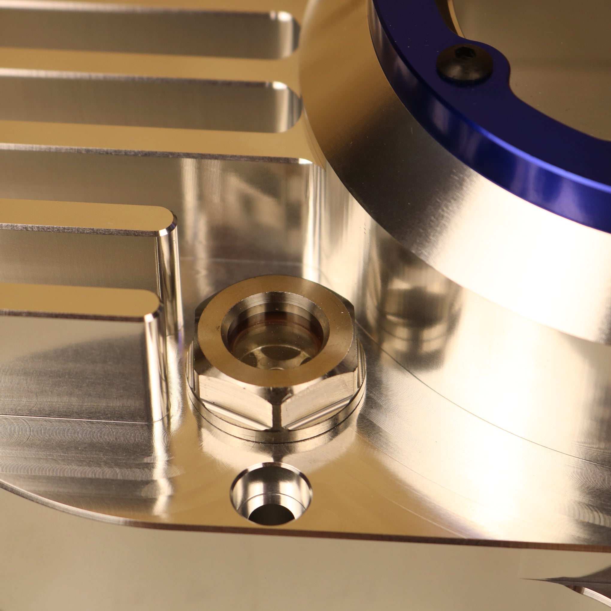 CNC Billet Kupplungsdeckel links mit Sichtfenster für Simson S51, SR50 &amp; KR51/2 (M531 / M541)