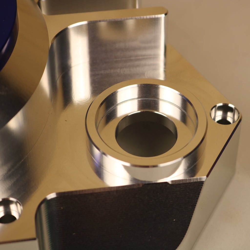 CNC Billet Kupplungsdeckel links mit Sichtfenster für Simson S51, SR50 &amp; KR51/2 (M531 / M541)