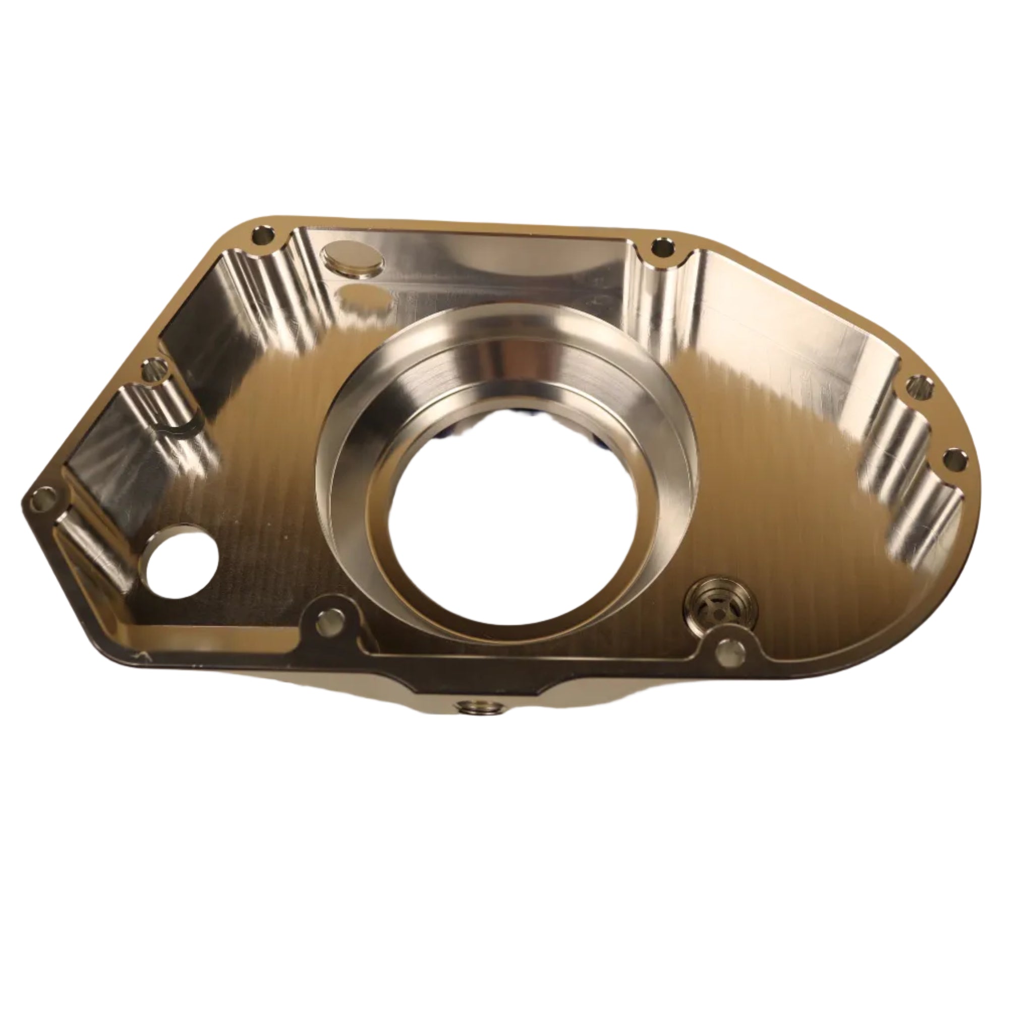 CNC Billet Kupplungsdeckel links mit Sichtfenster für Simson S51, SR50 &amp; KR51/2 (M531 / M541)