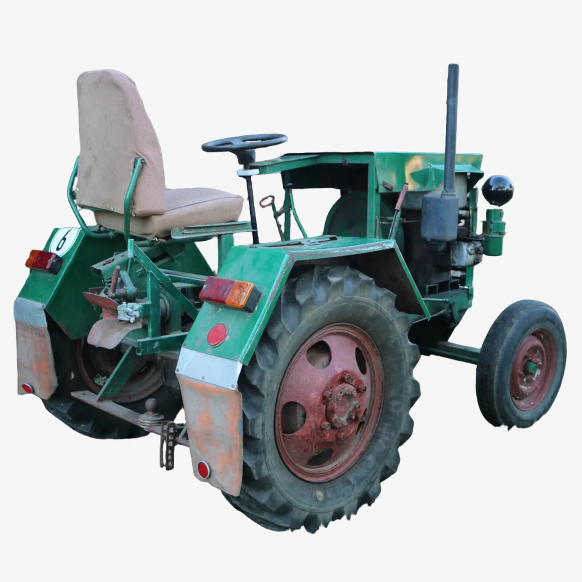 Eigenbau-Traktor mit Cunewalde 1H65 Wasserverdampfer Diesel, Robur LO Hinterachse, K30 Getriebe
