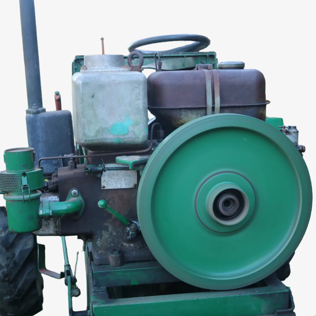 Eigenbau-Traktor mit Cunewalde 1H65 Wasserverdampfer Diesel, Robur LO Hinterachse, K30 Getriebe