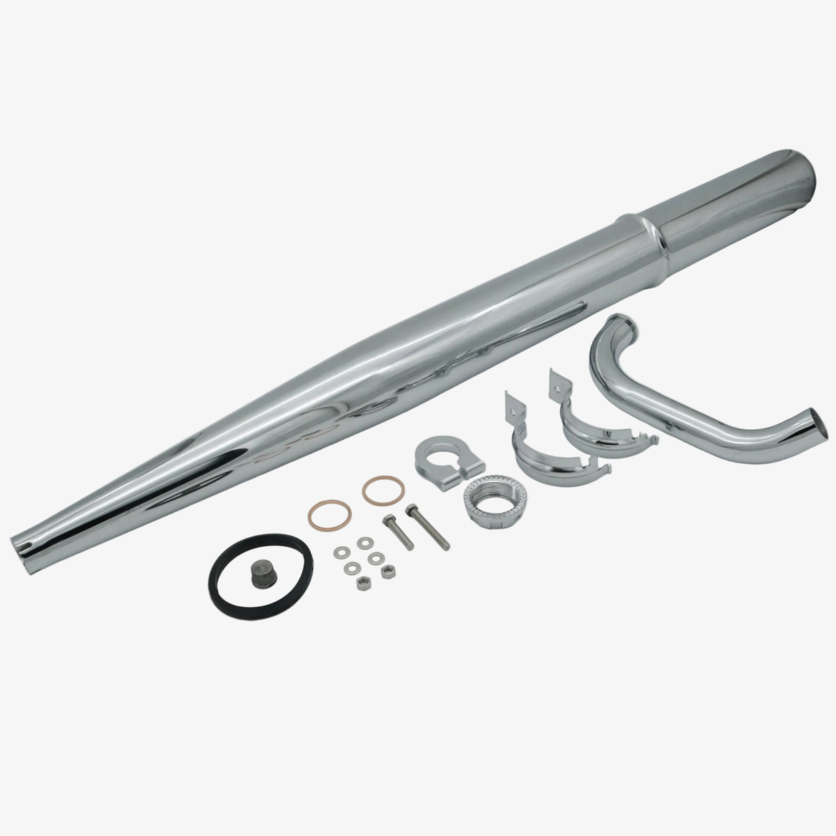 Sportauspuff AOA 2.5 Chrom 28 mm für Simson S50 / S51 / S70 (Version 2025)