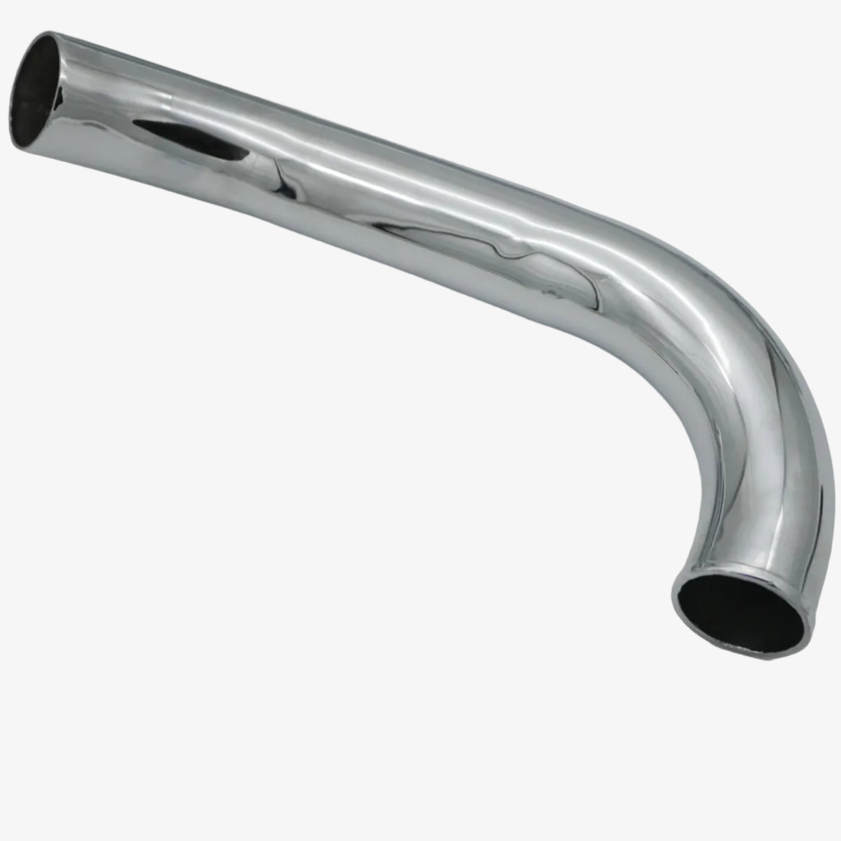 AOA 3,5 Krümmer 32 mm, verchromt, mit angeschweißtem Flansch – passend für Simson S51