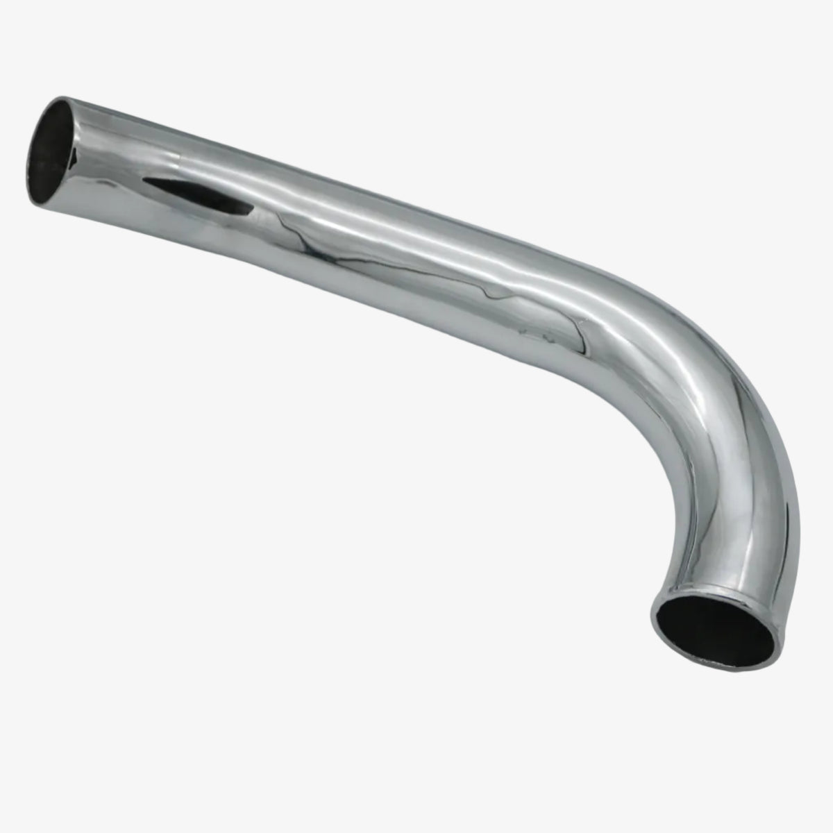 AOA 3,5 Krümmer 32 mm, verchromt, mit angeschweißtem Flansch – passend für Simson S51