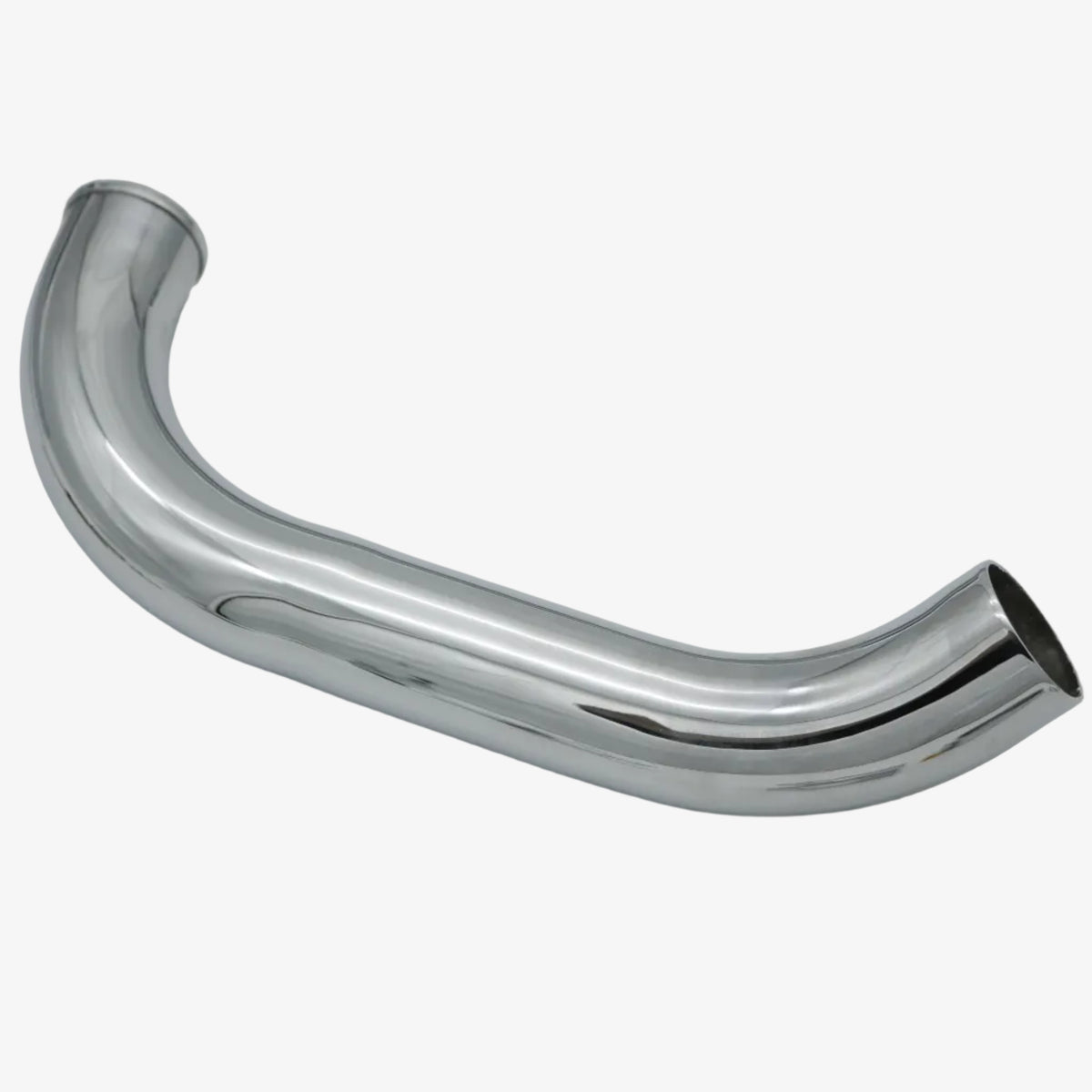 AOA 3,5 Krümmer 32 mm, verchromt, mit angeschweißtem Flansch – passend für Simson S51