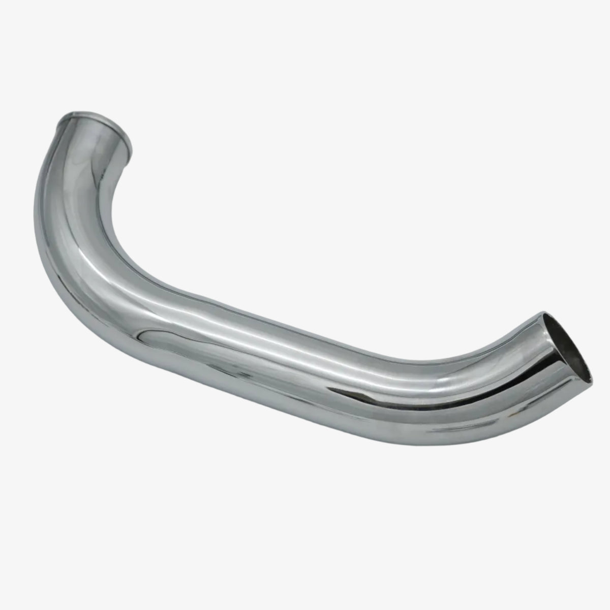 AOA 3,5 Krümmer 32 mm, verchromt, mit angeschweißtem Flansch – passend für Simson S51