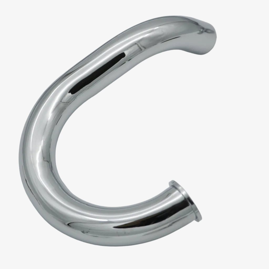 AOA 2,5 Enduro-Krümmer mit angeschweißtem Flansch, 28/25 mm – Simson S51