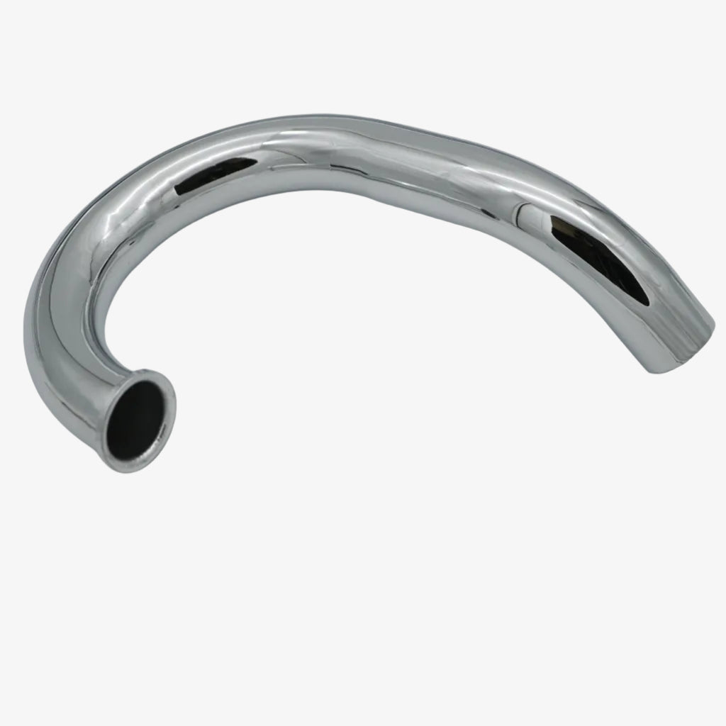 AOA 2,5 Enduro-Krümmer mit angeschweißtem Flansch, 28/25 mm – Simson S51