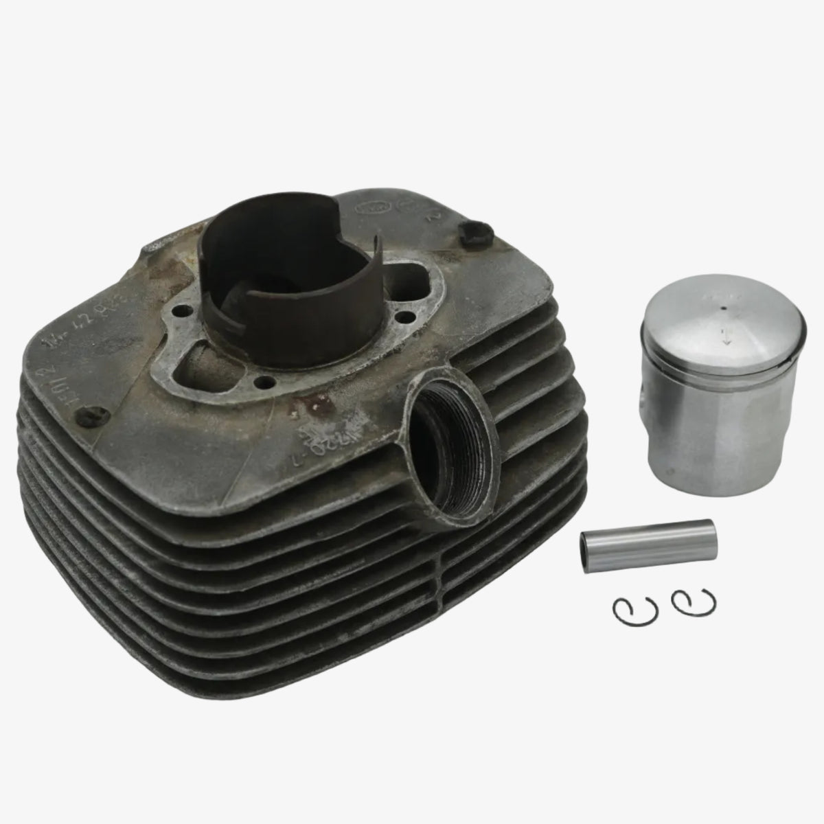 Original DDR Zylinderset mit Almet K20 Kolben für MZ ES 150 / TS 150, Motor MM150/2, Bj. 1973