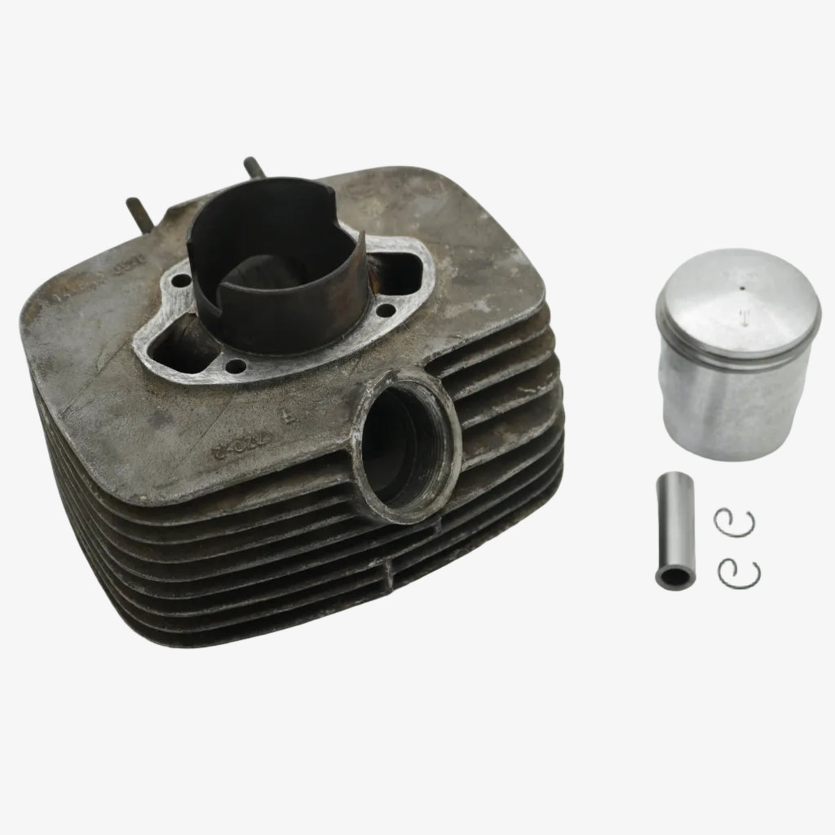 Original DDR Zylinderset Schmalripper mit Almet K20 Kolben für MZ ES 150, Bj. 1967, passt auf TS 150