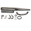 Sportauspuff AOA 2.5 Chrom 28 mm für Simson S50 / S51 / S70 (Version 2025)