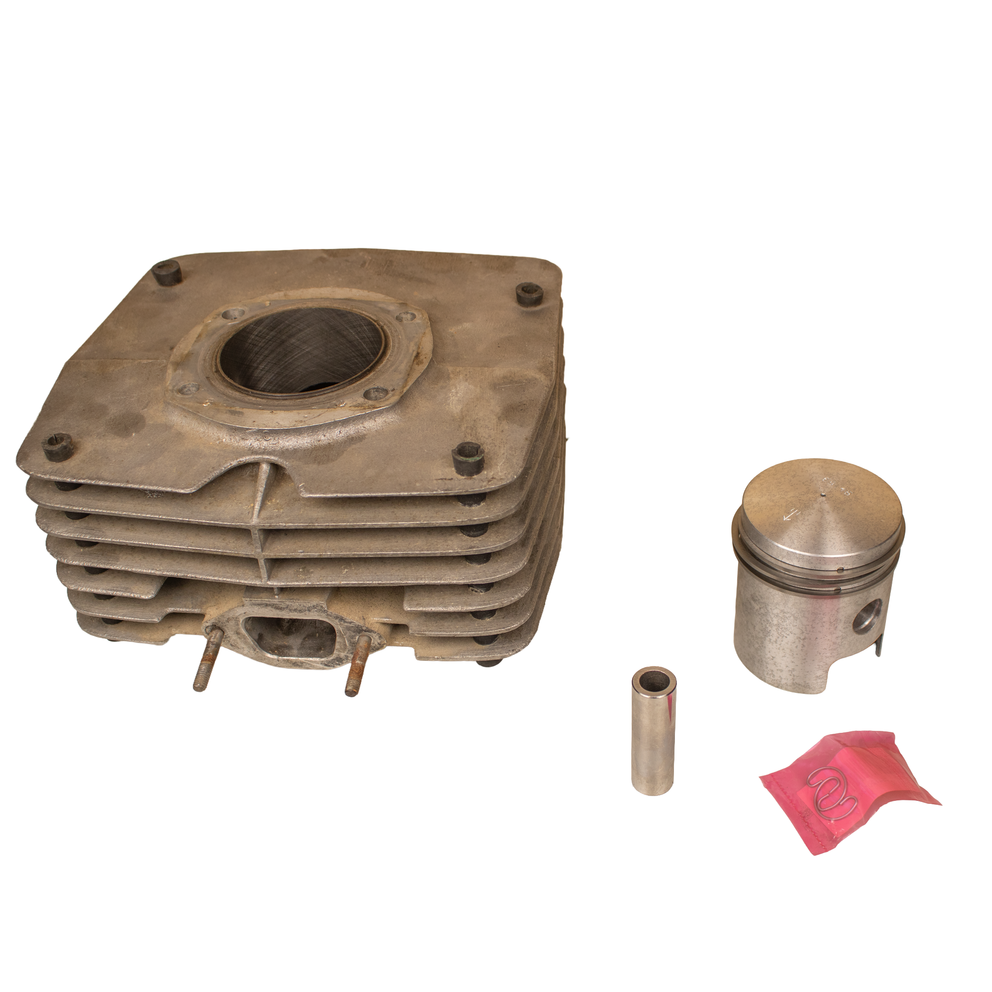 Geschliffener Original-DDR-Zylinder mit neuem Kolben – MZ TS 250
