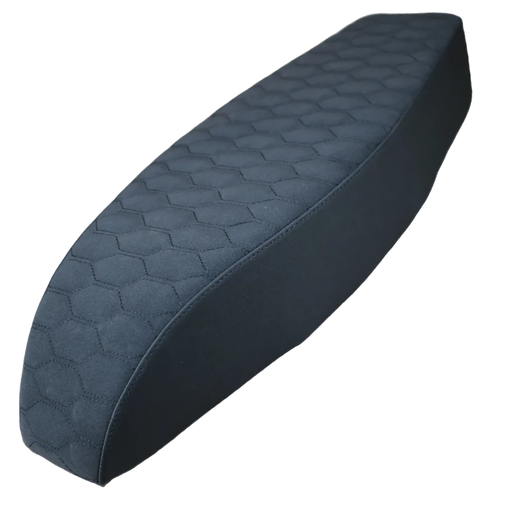 Custom Sitzbank hoch – Honeycomb Schwarz | passend für Simson S50 / S51 / S70