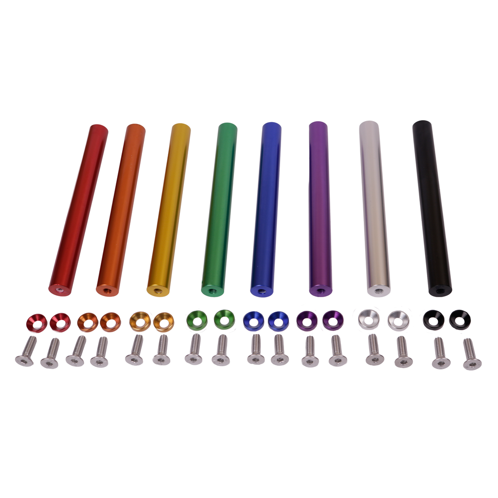 Gepäckträgerstange Ø 22 mm für Simson S50, S51, S70 – Aluminium CNC gefräst, eloxiert