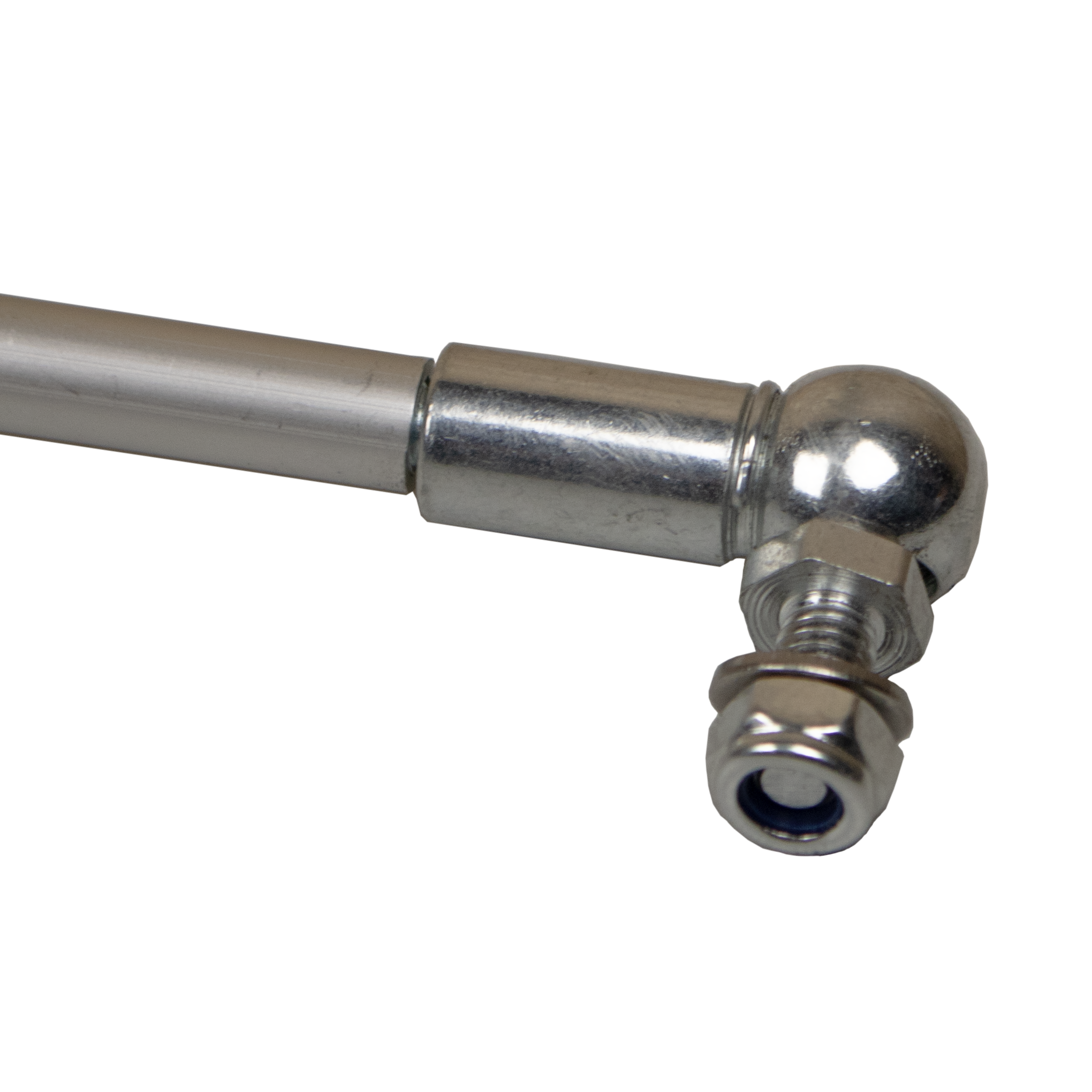 Tuning Bremsstange silber eloxiert mit Kugelkopf – Simson S51 S53 S50 S60 S70 485mm