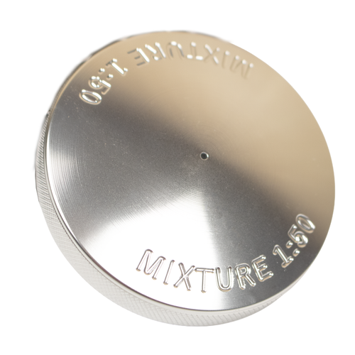 CNC Tankdeckel Aluminium - Mixture 1:50 - Simson
