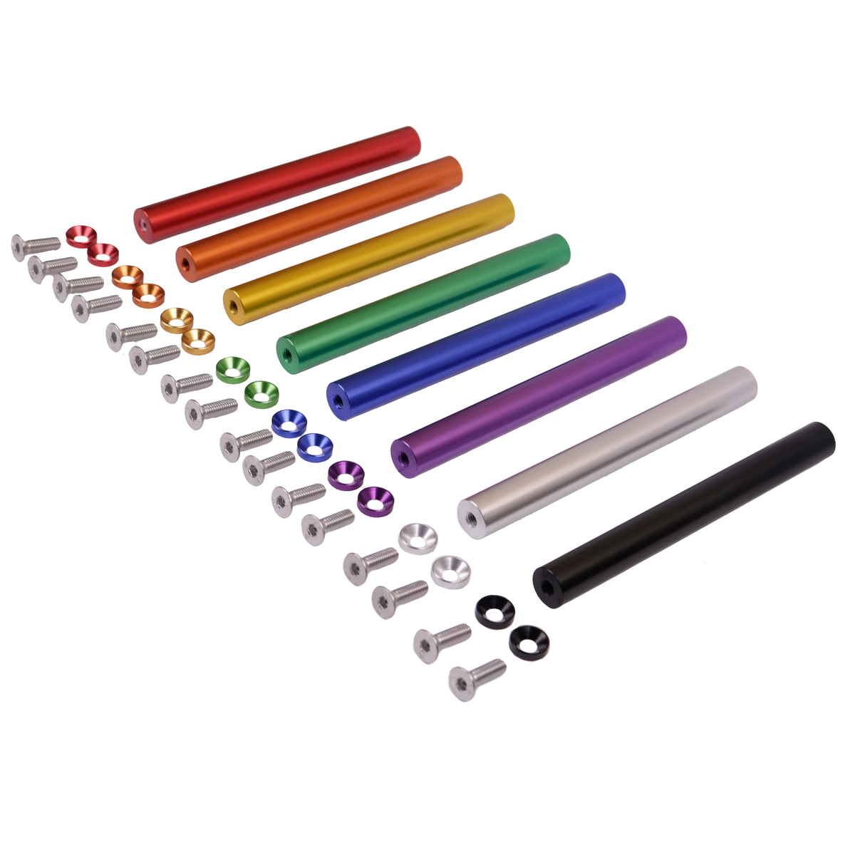 Gepäckträgerstange Ø 22 mm für Simson S50, S51, S70 – Aluminium CNC gefräst, eloxiert