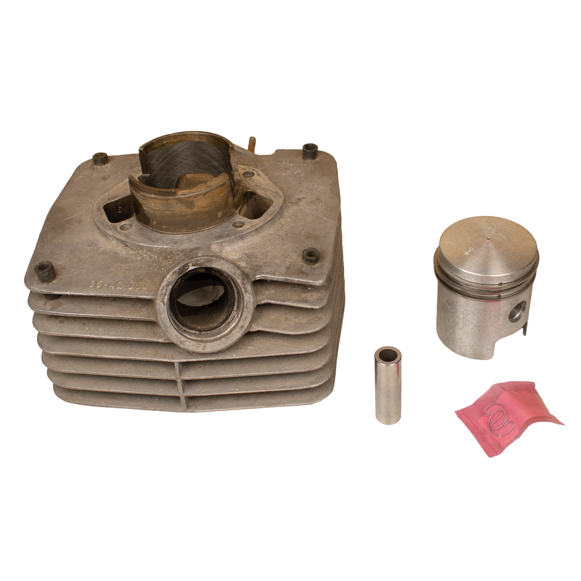 Geschliffener Original-DDR-Zylinder mit neuem Kolben – MZ TS 250