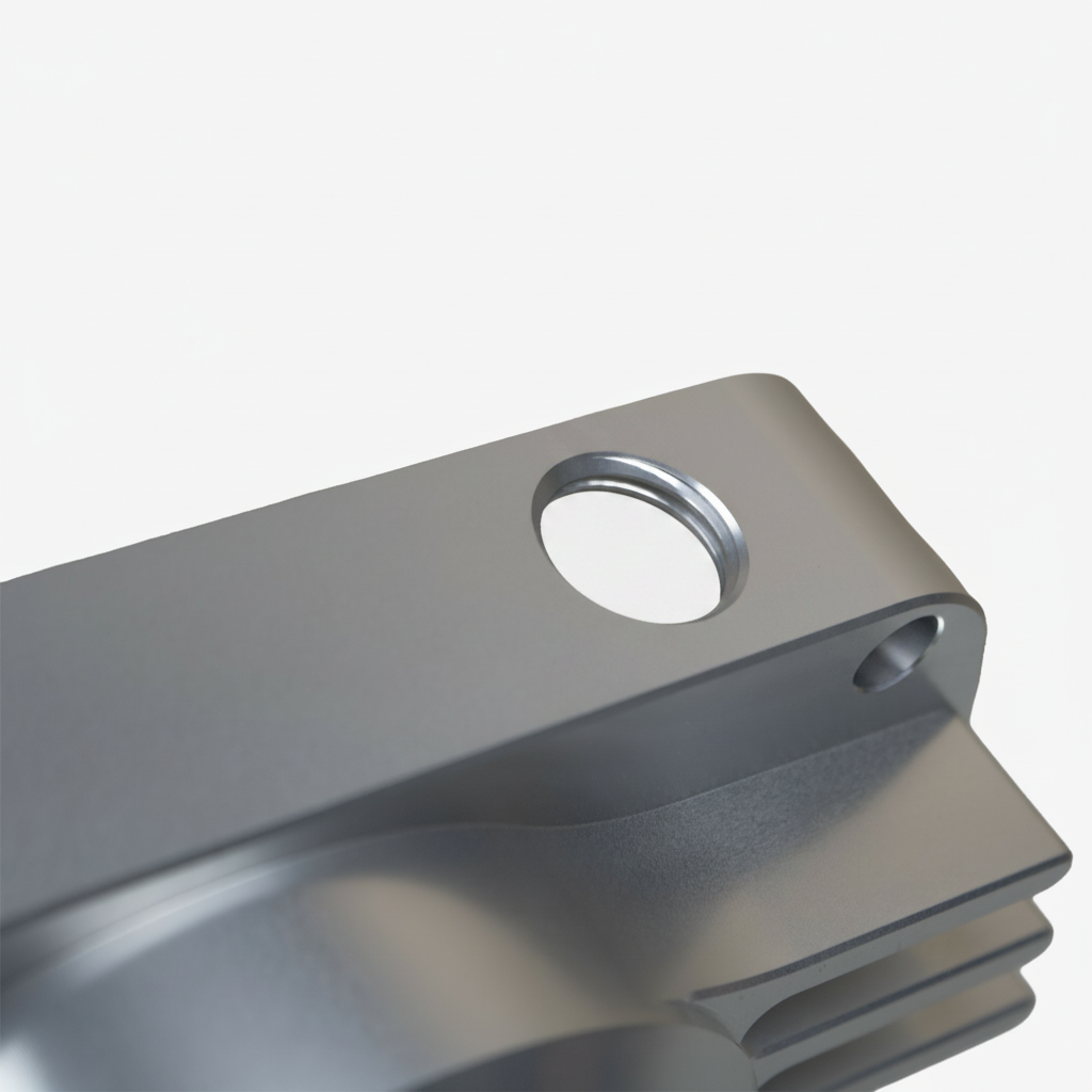 CNC Billet Kupplungsdeckel links mit Sichtfenster für Simson S51, SR50 & KR51/2 (M531 / M541) – Alu natur / Ring schwarz eloxiert