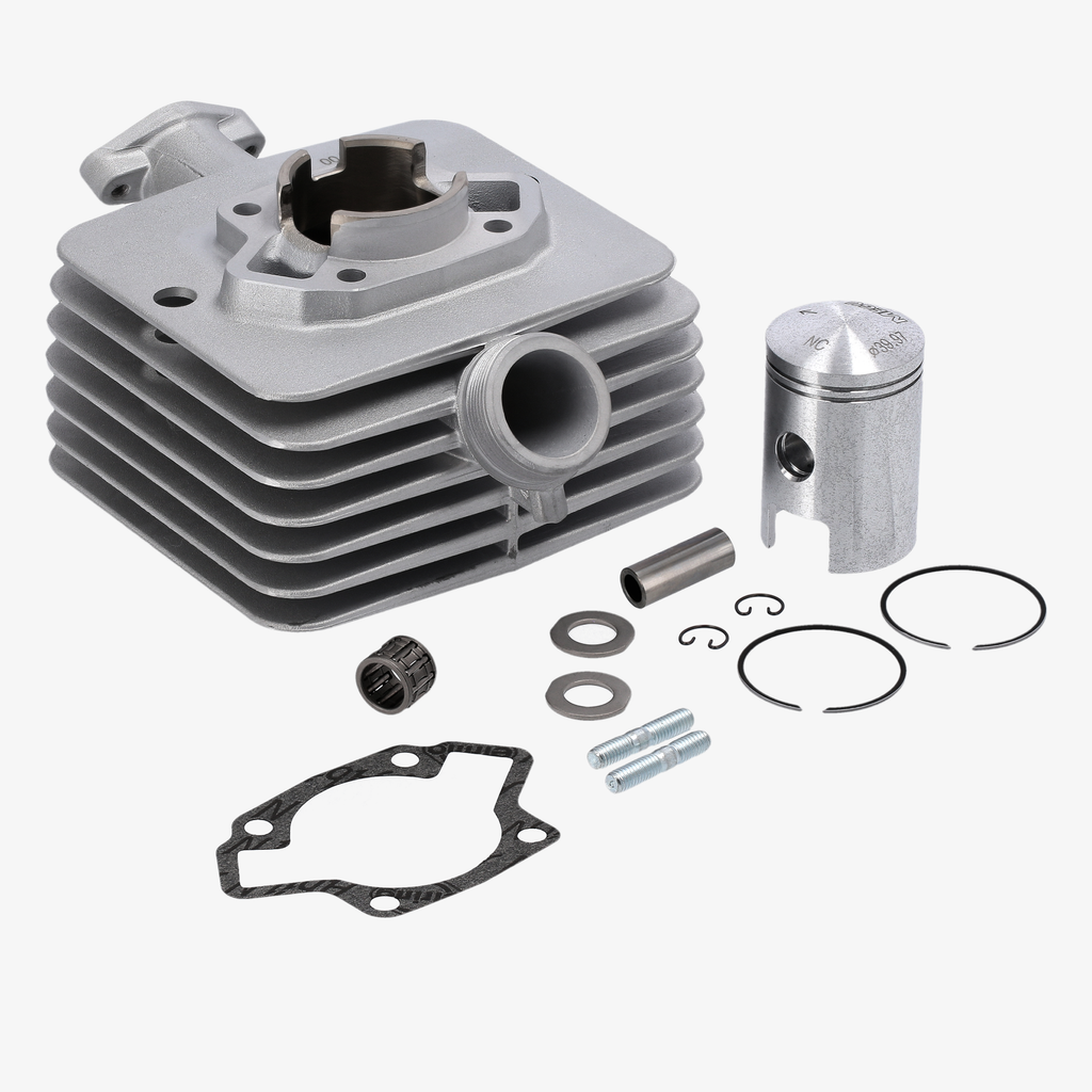 ML-MEGU Zylinderset 50 ccm mit Kolben – Vollaluminium, NPC-beschichtet, M53-Motor