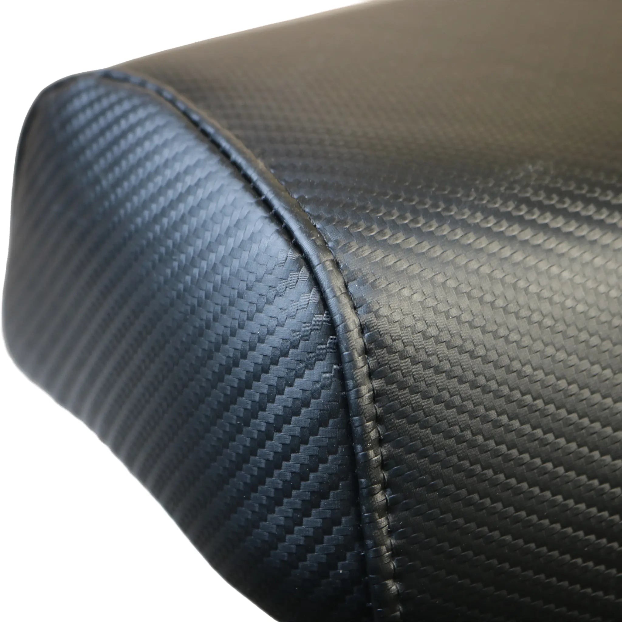 Simson Custom Sitzbank hoch Carbon Schwarz – Frontansicht
