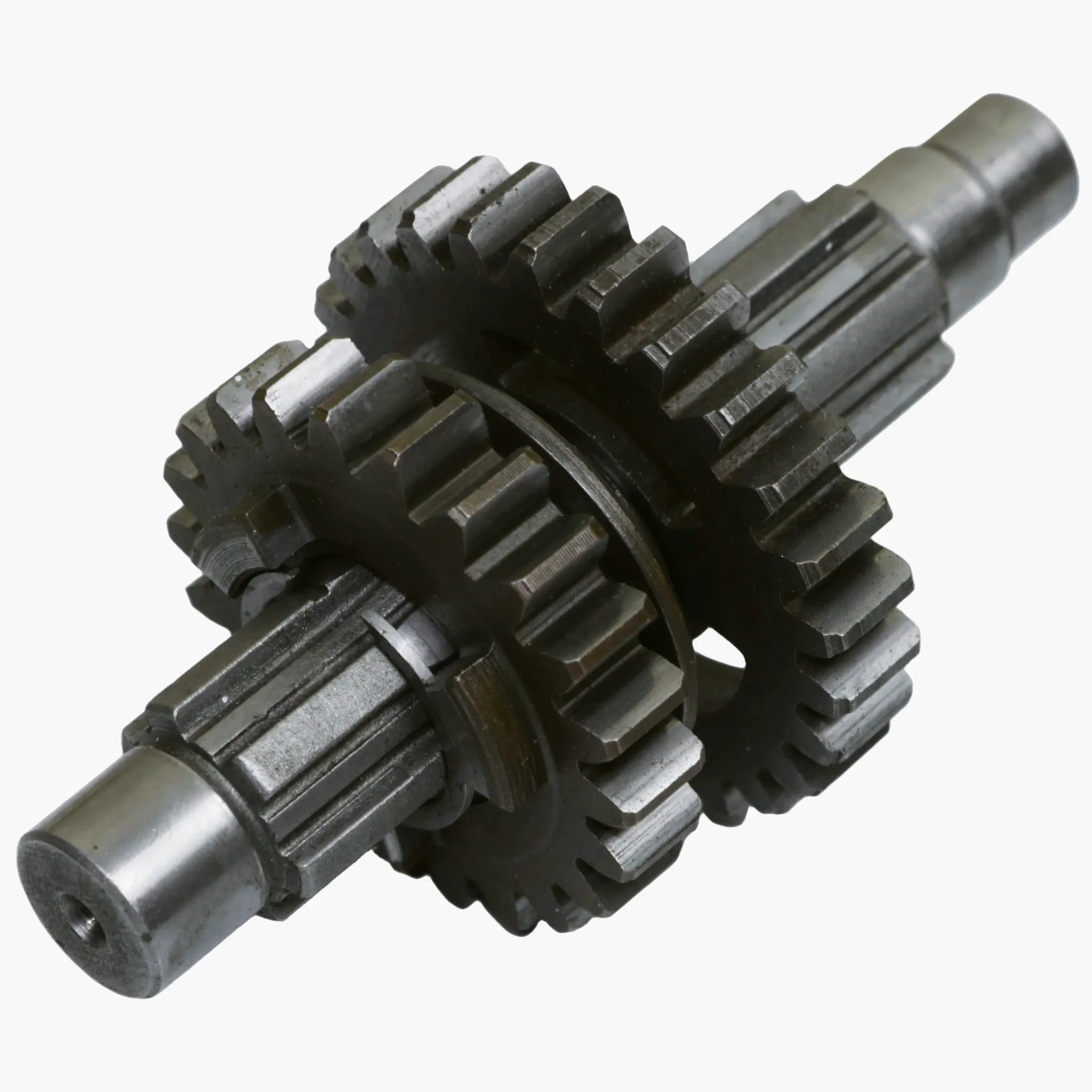 Vorgelegewelle MZ ETZ 125 150 mit vormontierten Gangrädern – Original DDR NOS